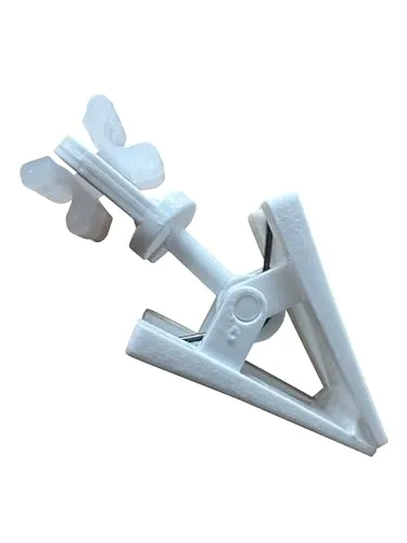 Rewagi 20/100 Gleiter X mit Klammer, drehbar, 6 mm - Praktischer X-Gleiter mit Klammer für Innenlaufsysteme mit 6 mm Spurbreite. Flexibel drehbar und aus robustem Kunststoff, ideal für eine gleichmäßige Vorhangaufhängung. In praktischen Sets von 20 oder 100 Stück erhältlich.