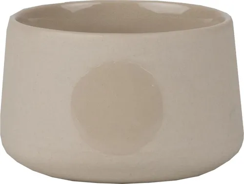 räder 15546 BALANCE Licht Taupe Kerzenbecher aus Steinzeug von Räder