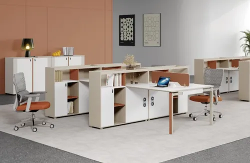 Moderne Büromöbel: Großer Schreibtisch für 4 Personen - Großer Schreibtisch in Weiß, ideal für Arbeitszimmer. Mit 310 x 120 cm bietet er ausreichend Platz. Modernes Design und hochwertige MDF-Oberfläche für langlebige Nutzung.