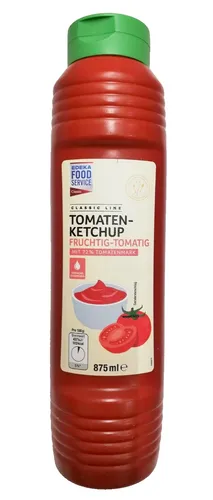  Tomaten Ketchup fruchtig-tomatig 875 ml von Edeka 5,17€/1L