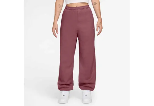 Nike Sportswear Sporthose W NK STDO FLC MW HR OS CFF PNT