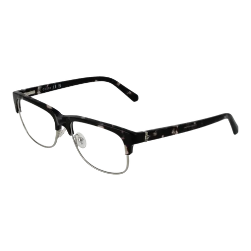 Guess Brille GU50081 020 55 Damen Grau - Damen Brillenfassung in elegantem Grau, mit komfortablem Federscharnier und inklusive Original-Etui – ideal für stilvolle Looks.