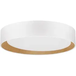 Nova Luce 9345524 Stake LED Deckenleuchte Weiß - Stehleuchten: Dezente 35cm LED Deckenleuchte mit 30W, 1717 Lumen, dimmbar und energiesparend – ideal für stilvolle Raumakzente.