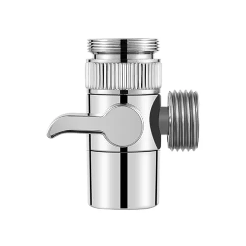 Stück Dreiwege-Umstellventil, Wasserhahn-Außenumleitung, Dreiwege-Umschaltventil, Wasserhahn-Ersatzteile, Wasserhahn-Adapter 1