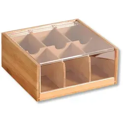KESPER Tee-Box, mit Sichtklappe, Bambus, FSC 5890313