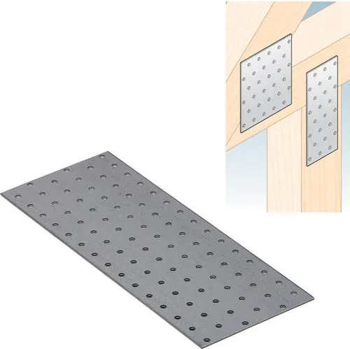 Lochplatte Lochblech Nagelplatte Holzverbinder Flachverbinder 120x300x2.0 mm