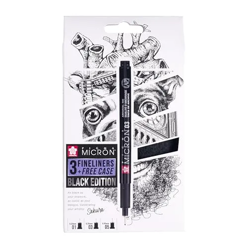 Schreibstifte, Kugelschreiber & Füller Schwarz von SAKURA