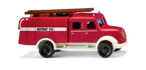 Wiking Modelleisenbahn-Straße Wiking 096138 N - Magirus Deutz Feuerwehr TLF 16, maßstabsgetreues Modell für Sammler ab 15 Jahren
