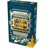 Strohmann Games Q.E. - Strategisches Familienspiel für 3-5 Spieler - Gesellschaftsspiel ab 10 Jahren, ideal für spannende Spielabende. Kontrolliere die Zentralbank und meistere taktisches Bieten, um die meisten Siegpunkte zu sammeln!