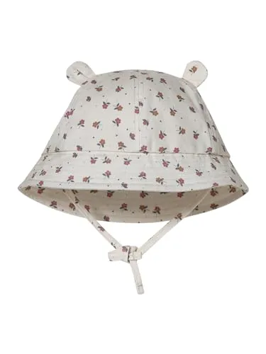 Vertbaudet Mädchen Baby Sonnenhut mit Ohren wollweiß 37/43CM