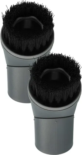 vhbw 2x Ersatz Saugpinsel Set kompatibel mit Miele Classic C1 EcoLine Staubsauger - Rundbürste