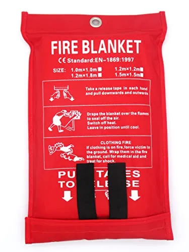 Toneeko Feuerlöschdecke aus Fiberglas – Sicherheit für Zuhause und unterwegs