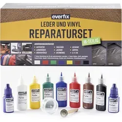 Leder & Vinyl Reparaturset (16-teilig) Zur Reparatur Von Leder Und Kunstleder