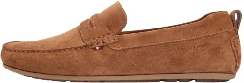 Tommy Hilfiger CORE HILFIGER SUEDE DRIVER Slipper in beige von Tommy Hilfiger
