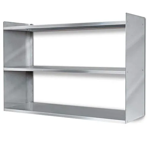 Wandregal aus Edelstahl 700x250x650 mm von BRB