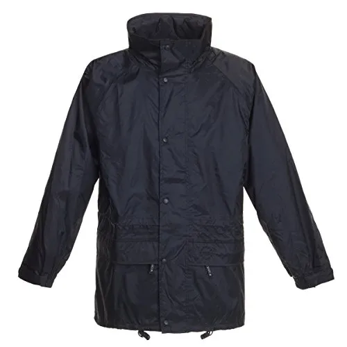 BMS Regenjacke Challenge of Rain, Schwarz, Größe M - 100% wasserdicht - Hochwertige Outdoorjacke von BMS, atmungsaktiv mit Unterarbelüftung. Ideal für aktive Tage im Freien, schützt zuverlässig vor Regen und Wind.