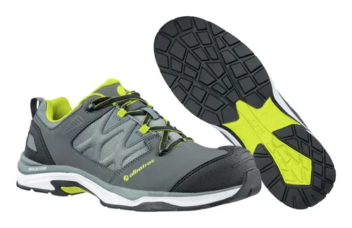 Albatros Sicherheitshalbschuh Ultratail Grey Low 646210, S3, ESD, HRO, SRC, Größe 39 - Halbschuhe mit optimalem Schutz, rutschfester Sohle und antistatischen Eigenschaften, ideal für den professionellen Einsatz.