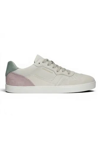 Groundies Sneaker Nova (Zero Drop, Veloursleder) beige/pink Damen, Größe Euro (US): 39 (8) - Moderner minimalistischer Sneaker mit flexiblem Design. Die TrueSense Technologie garantiert hohen Tragekomfort und eine rutschfeste Sohle. Ideal für Alltag und natürliche Bewegungen.