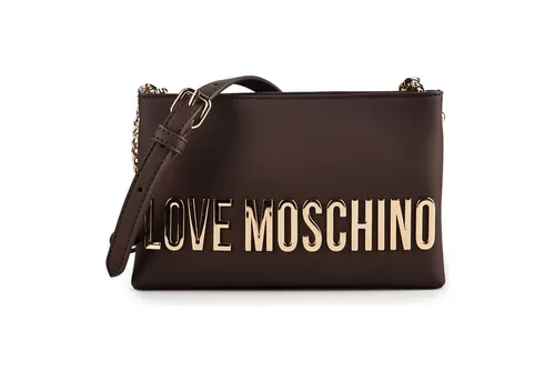 Love Moschino Umhängetasche 21 cm braun TAS081835 - Elegante Umhängetasche von Love Moschino aus hochwertigem Polyurethan. Mit praktischem Reißverschluss, zwei Hauptfächern und verstellbarem Riemen bietet sie Stil und Funktionalität für jeden Tag.