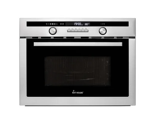 KKT KOLBE Einbau-Mikrowelle EBM4502ED - Autarke 44 l Einbau-Mikrowelle mit Heißluft und Grillfunktion, ideal für schnelle und vielseitige Zubereitung von Gerichten dank Automatikprogrammen und Pizzastufe.