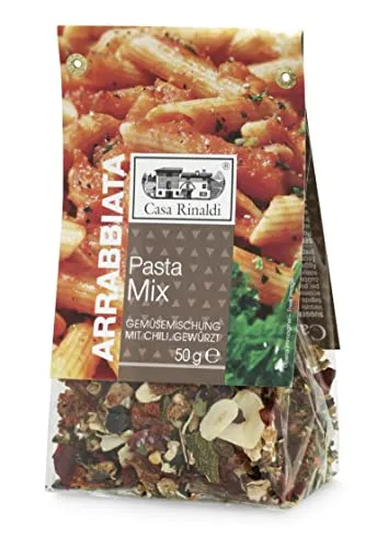 Casa Rinaldi Misto per Sugo Arrabbiata - Würzmischung mit Tomate, Zucchini, Chili & Aubergine (1 x 50 g)
