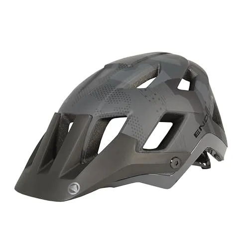 Endura Hummvee Plus MIPS Fahrradhelm für Herren - Camouflage-Grau, M-L - Fahrradhelm mit MIPS Brain Protection System für optimale Sicherheit. Leicht und gut belüftet, ideal für anspruchsvolle Fahrten.