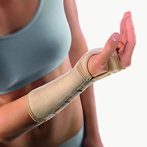 Bort 103360 Haut Arm- und Handgelenkschiene - Bandagen & Schienen für Hände & Gelenke, mit individueller Alu-Schiene für optimale Stabilisierung und einfacher An- und Ablage durch integrierte Schlupfhilfe.