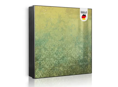 Banjado Großer Schlüsselkasten Glas 30x30cm Schwarz