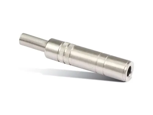 Produktbild Klinkenkupplung, 6,35mm, stereo, Metall