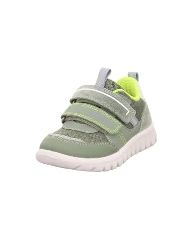 Superfit Jungen Sport7 Mini Sneaker, Hellgrün Gelb 7520, 23 EU