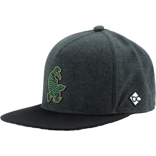 Bavarian Caps Unisex Karpfen Outdoor Cap, dunkelgrau, ONE Size