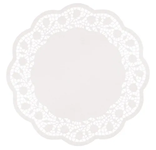 PAPSTAR Modellierwerkzeug 250 Tortenspitzen rund Ø 36 cm weiss