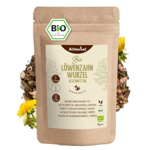 Löwenzahnwurzel BIO getrocknet geschnitten (250g) Löwenzahn-Wurzel-Tee vom-Achterhof - dandelion root cut organic