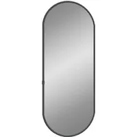 Produktbild vidaXL Wandspiegel Schwarz 50x20 cm Oval