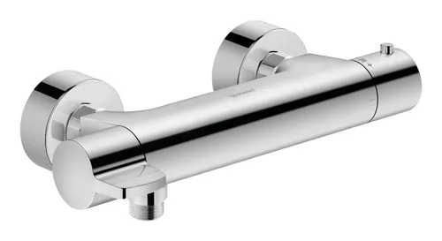 DURAVIT Duscharmatur mit Thermostat B.1 chrom B14220000010 - Duscharmatur & Thermostat aus hochwertigem Messing, für präzise Temperaturkontrolle und ein angenehmes Duscherlebnis.