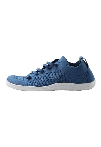 Reima Astelu Blue (6910) 32 - Barfußschuhe für Kinder - Sneaker für Kinder, atmungsaktiv und vegan, mit elastischer Schnürung für einfaches Anziehen und flexibler Gummiaußensohle für optimalen Halt.