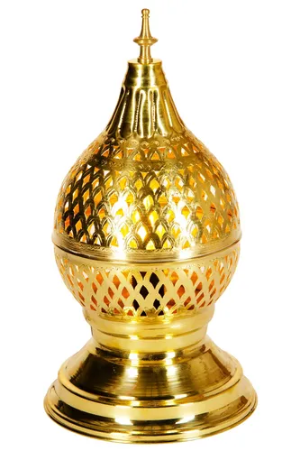 Marrakesch Stehlampe Ishrat Gold in gold von Marrakesch Orient & Mediterran Interior