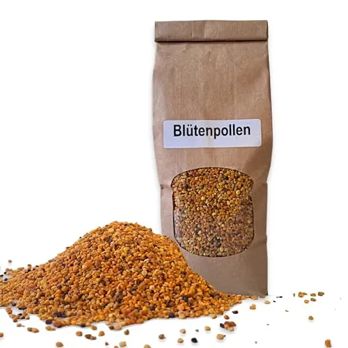 Blütenpollen/Bienenpollen 500g getrocknet, naturrein, ohne Zusätze in Premium-Imkerqualität