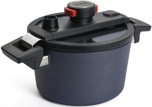 WOLL Dampfgartopf Active-Lite 7,5 l - Hochwertiger Dampfkochtopf aus Aluminiumguss, antihaftbeschichtet und spülmaschinenfest. Ideal für gesundes Kochen mit bis zu 250 °C Hitzebeständigkeit. Perfekt für moderne Küchen.