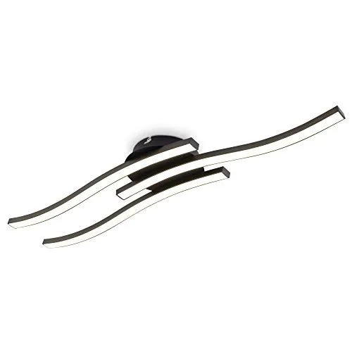 Moderne LED Deckenleuchte 6W in Schwarz - Lampen für jeden Raum: Diese stilvolle Deckenleuchte bietet warmes Licht (2500-3000 K) und eine hohe Lebensdauer von 20.000 Stunden – ideal für ein modernes Wohnambiente.