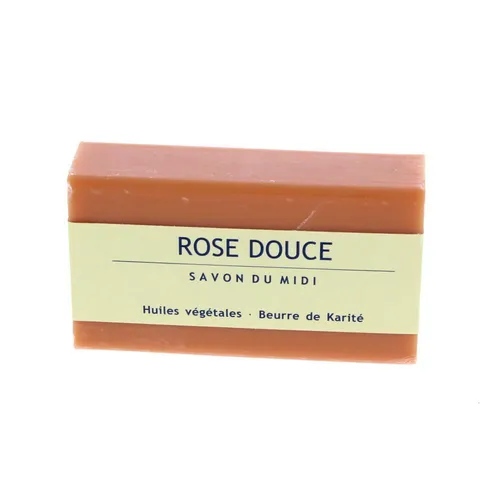 Savon Du Midi Rose Douce Karité-Seife   100 g