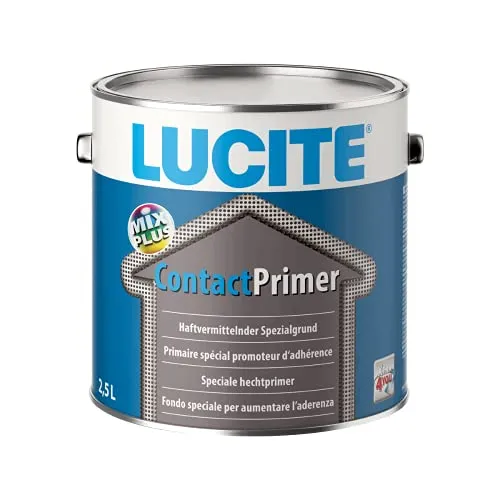 LUCITE Contact Primer 2,5L - Universelle Haftgrundierung für Innen und Außen - Baumarkt: LUCITE Contact Primer 2,5L ist eine wasserverdünnbare Universal-Haftgrundierung, die optimale Haftung auf verschiedenen Oberflächen bietet.