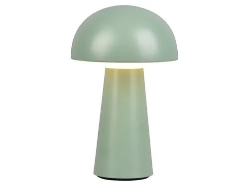 Xxxl Akku-Tischleuchte Lennon - Grün - Moderne Akku-Tischleuchte aus Kunststoff, 21.5 cm hoch, ideal für stimmungsvolle Innenbeleuchtung und flexible Einsatzmöglichkeiten.