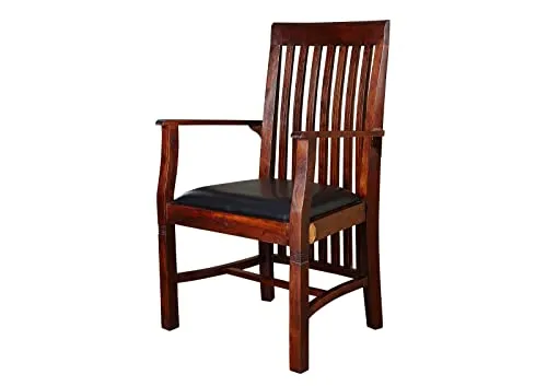 Sessel Bangalore Polster schwarz OXFORD #1 von Massivholzmöbel24