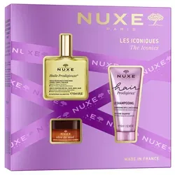 NUXE Geschenkset 25 Huile Prodigieuse Bestseller - Arzneimittel - Enthält die beliebte Huile Prodigieuse, ein vielseitiges Pflegeöl für Haut und Haar, ideal für die tägliche Anwendung.