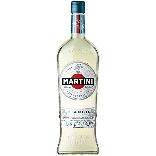 Martini Vermouth Bianco (3 x 0.75 l) - Wermut, hergestellt aus Kräutern und süß-floralen Gewürzen für ein delikates Geschmackserlebnis. Vielseitig genießbar – pur oder in Cocktails, perfekt für stilvolle Anlässe.