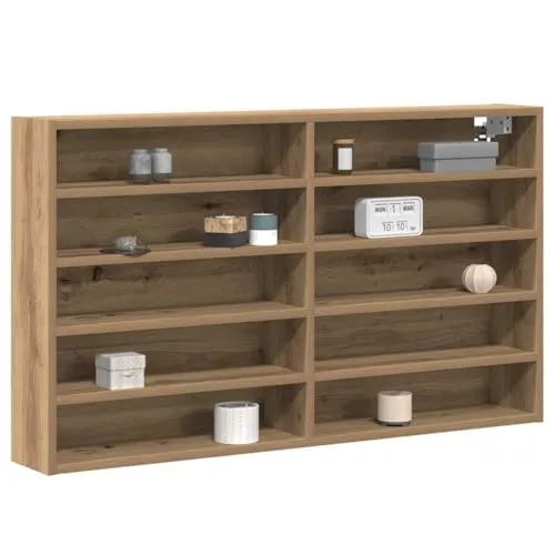 vidaXL Vitrine Schrank Artisan Eiche 100x15x58 cm von vidaXL