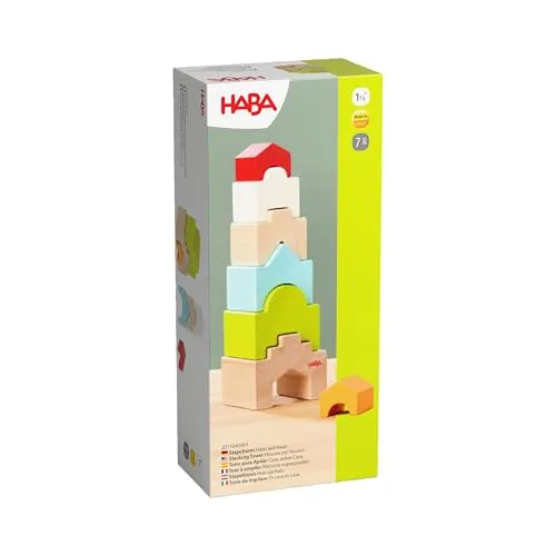 Produktbild HABA Stapelturm Haus auf Haus