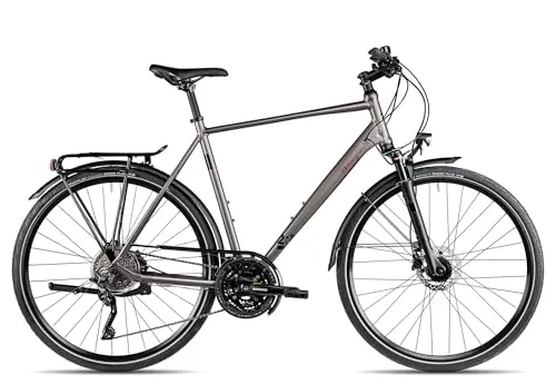 2R Manufaktur TLX30 | Trekkingbike | 28 Zoll Herrenfahrrad | 30-Gang Schaltung | hydraulische Scheibenbremse | inkl. Straßenausstattung, Farbe:Dark Brown, Rahmengröße:51 cm