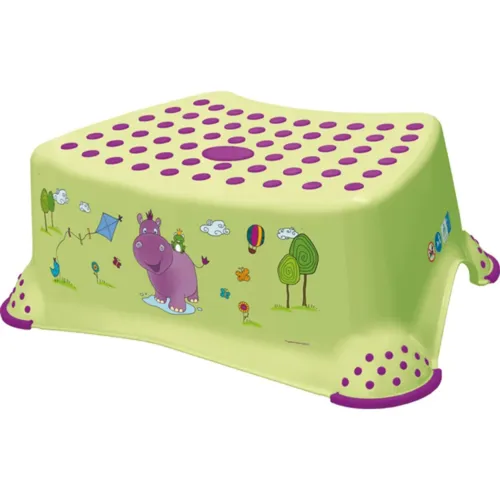 Keeper Tritthocker rutschfest Nilpferd Hippo 40,5 cm Kinderhocker Bad